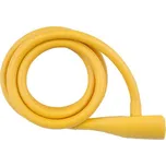 zámek PRO-T lanko 1350x10mm spirála žlutý silicon