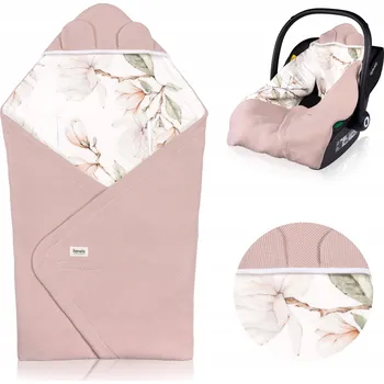 Fusak Fusak do autosedačky, kočárku, nosítka, deka bavlna Lionelo Travel Swaddle