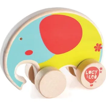 Obraz Dřevěný slon Lucy & Leo