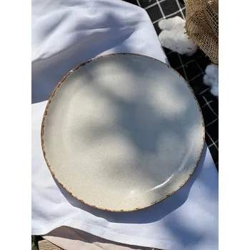 Talíř Talířek kulatý 24 cm Brown Loft