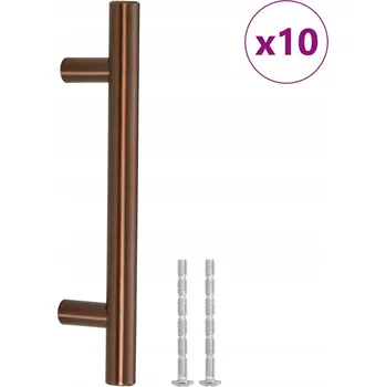 Nábytkové kování Nábytková úchytka T 150x32mm bronzová, nerezová ocel, rozteč otvorů 96mm