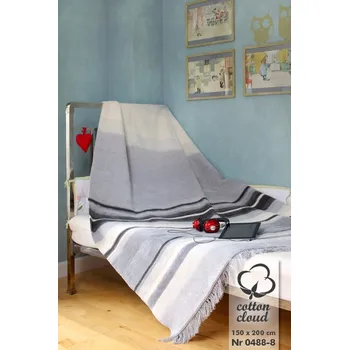 Prostěradlo Deka Cotton Cloud bavlna 150 cm x 200 cm bílá