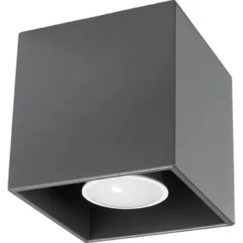 Nástěnné svítidlo Stropní svítidlo QUAD 1 antracit moderní kovové do obýváku kuchyně ložnice Sollux