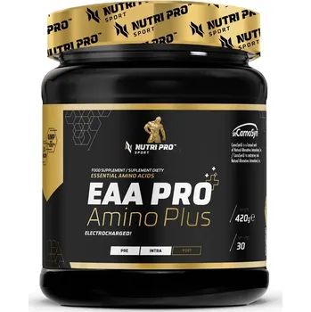 Aminokyselina EAA Aminokyseliny Nutri Pro Sport prášek pomeranč 420 g bez aspartamu