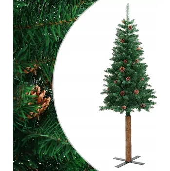 Vánoční stromek Úzký vánoční stromek 180 cm, zelený