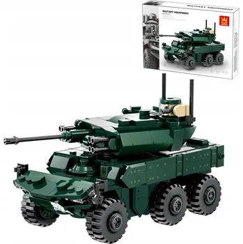 ostatní stavebnice Stavebnice Wange 3517 EBRC - Model obrněného vozidla, 381dílů