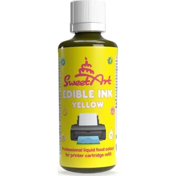 Potravinářské barvivo Dortisimo SweetArt jedlá barva do tiskárny Yellow (90 g) BPE-004_S01