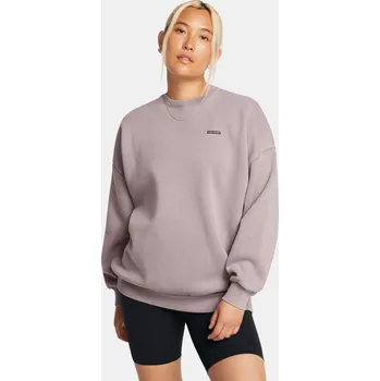 Dámská mikina Dámská mikina Under Armour UA Icon HWT Flc OS Crew-G 1386486-015 Šedá SM