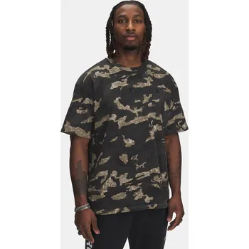 Pánská móda Pánské tričko Under Armour Pjt Rck Hwt AOP SS 1389976-251 Hnědá LG