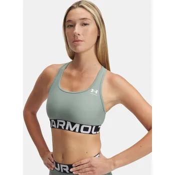 Dámské oblečení Dámská podprsenka Under Armour UA HG Mid Branded 1383544-348 Zelená XS