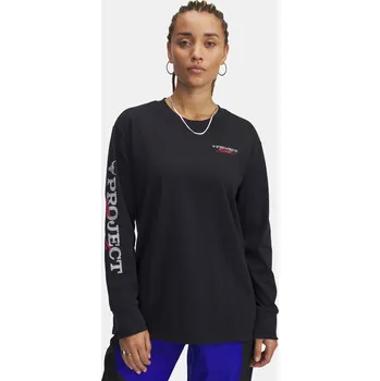 Dámské tričko Under Armour Pjt Rck W LS Campus T Q1 1389700-001 Černá MD