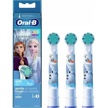 Náhradní hlavice k elektrickému kartáčku 3X HLAVICE KARTÁČKU ORAL-B KIDS DISNEY FROZEN Spiderman
