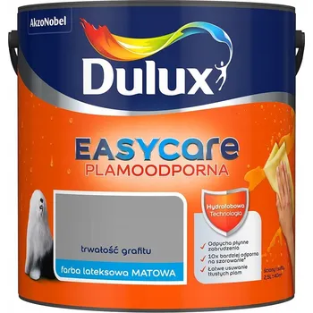 barva na zeď Dulux Latexová Barva na zeď 2,5 l, grafitová trvanlivost, matná