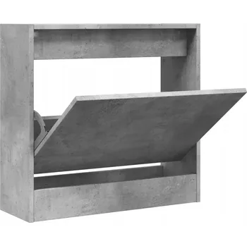 Botník Botník 60 x 21 x 57 cm šedá, betonu, materiál na bázi dřeva