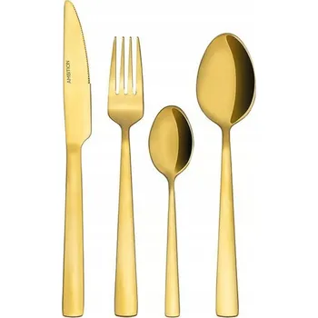Příbor Sada příborů Ambition Madeni zlatý lesk 16 ks pro 4 osoby