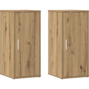 Botník dub artisan 32 x 35 x 70 cm, 5 polic s dvířky