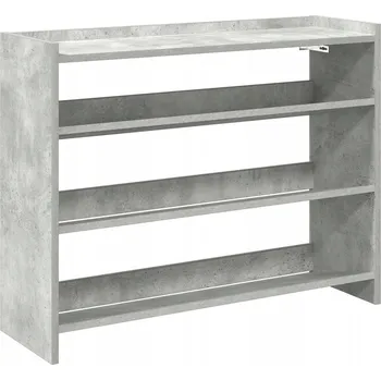 Botník Botník šedo-betonová, 80 x 25 x 62 cm, materiál dřevotříska