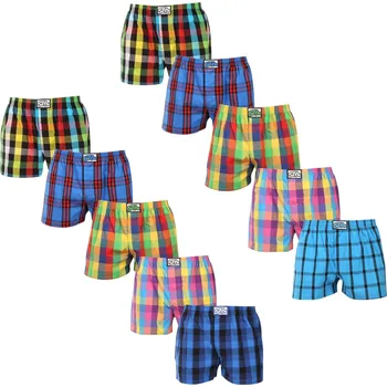 Trenýrky 10PACK pánské trenky Styx klasická guma vícebarevné (10A0106) M Možnost vrácení zboží ZDARMA do 120 dnů!