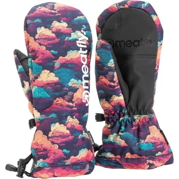 Rukavice Dětské rukavice Meatfly Slayer růžová/žlutá L