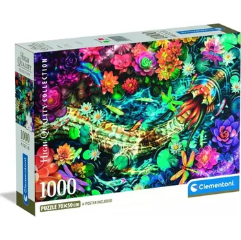 Puzzle 1000 dílků - Řeka s kapry Koi - Clementoni