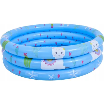 Dětský bazének Nafukovací bazén kulatý Jilong Alpaka růžový 100x30 cm