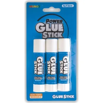 Kancelářské lepidlo Lepidla v tyčince Mungyo 3 ks