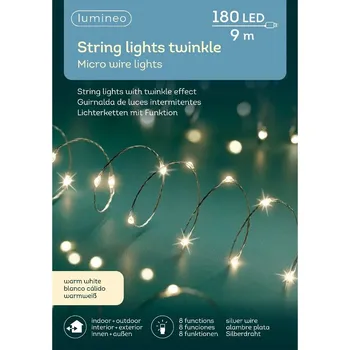 Vánoční dekorace Vánoční osvětlení na stromeček Lumineo venkovní 9 m 101 - 200 světýlek