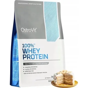 Protein OstroVit 100% Syrovátkový Protein 700 g – banánový dort