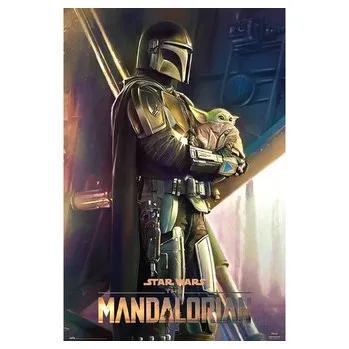 Plakát Plakát Star Wars|Hvězdné války: The Mandalorian Clan Of Two (61 x 91,5 cm)