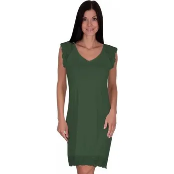 Dámská noční košile Dámská noční košile Naomi lahvová BABELLA zelená lahvová XXL