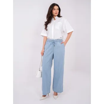 Dámské kalhoty Kalhoty D80038BB62627L220 světle modré XS