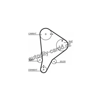 Motor automobilu Sada rozvodového řemene GATES (GT K015118) - toyota