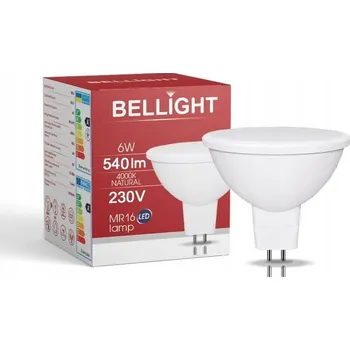 Žárovka LED žárovka reflektor GU5,3 MR16 6W = 50W 230V 4000K neutrální bílá 540lm