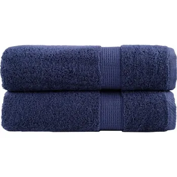 Utěrka Tmavě modré ručníky na ruce SOLUND 50 x 100 cm, 100% bavlna, 2 ks