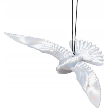 Vánoční dekorace Vánoční figurky holubiček 3D tisk Vánoční Baňky Ozdoby Dárek Dárková sada 2ks