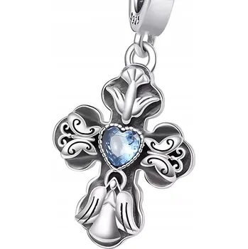 Přívěsek Trusky Přívěsek Kříž se Srdcem Charms Trusky
