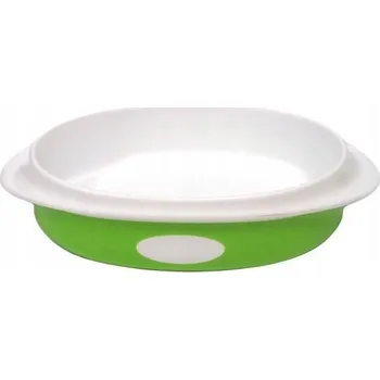 Talíř Hluboký talíř pro děti Zelený 4m+ POUPY
