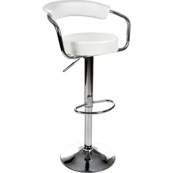 Barová židle Barová Židle F.H. Angel bílý 104 cm umělá kůže