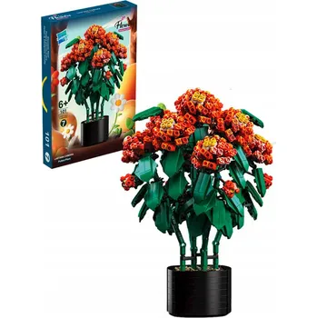 ostatní stavebnice STAVEBNICE KVĚTINY LANTANA CAMARA - 1614 DÍLKŮ