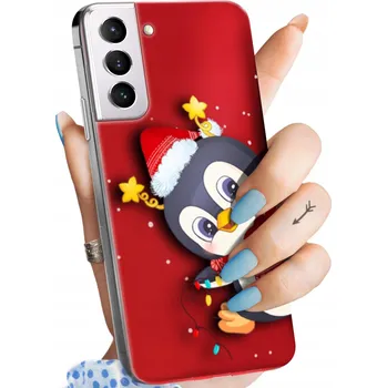 Pouzdro na mobilní telefon Zadní Kryt Hello Case pro SAMSUNG GALAXY S21 5G červený