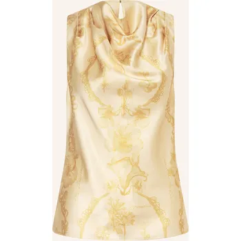 Ted Baker Dámské Saténové Tričko Cobla, zlatá, 44