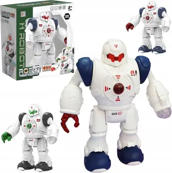 Robot INTERAKTIVNÍ CHODÍCÍ ROBOT NA BATERIE SVĚTLO ZVUK HRAČKA PRO DĚTI
