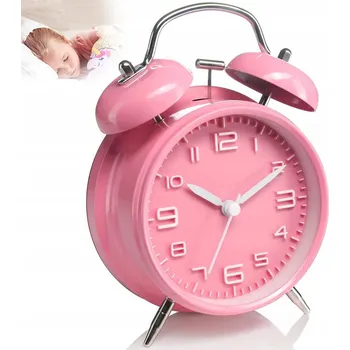 Budík BUDÍK S DVOJITÝM ZVONĚNÍM, HLASITÝ PRO TVRDÉ SPÁČE