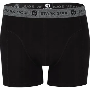 Pánské spodní prádlo Pánské bavlněné boxerky ČERNÉ velikost XL