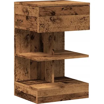 Noční stolek Elegantní noční stolek 40 x 35 x 65 cm, barva: staré dřevo