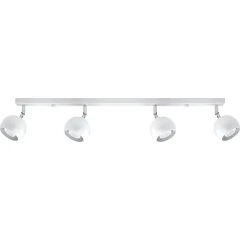 Stropní svítidlo bílé Oculare 4L Sollux moderní kovové do obýváku a kuchyně 80cm