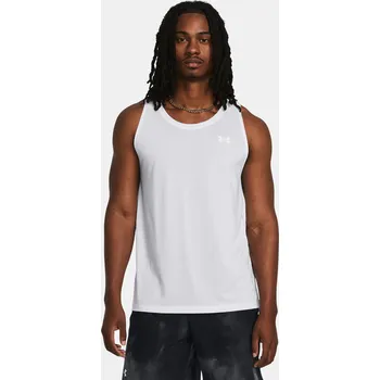Pánské tílko Pánské tílko Under Armour UA LAUNCH SINGLET 1382585-100 Bílá XXL