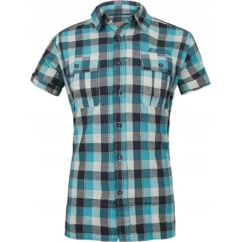 Pánská móda Clover Denim Fashion pánská košile casual s krátkým rukávem regular bavlna velikost L