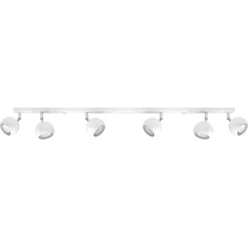 Moderní stropní svítidlo OCULARE 6L bílé kovové do obýváku, kuchyně nebo ložnice SOLLUX