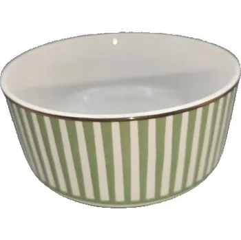 HARMONY PORCELÁNOVÁ MISKA ZELENÁ 13 x 5,5 cm